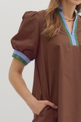 Camille Puff Sleeve Mini Dress