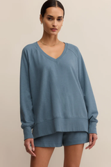 Modern V Neck Weekender in Boathouse by Z Supply