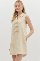 Annabelle Bow Front Mini Dress