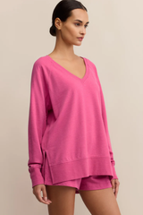 Modern V Neck Weekender in Island Pink by Z Supply