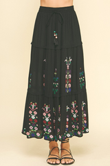 Eleanor Embroidered Maxi Skirt