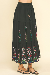 Eleanor Embroidered Maxi Skirt
