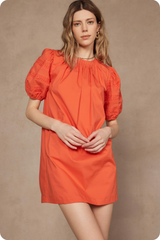 Darcy Puff Sleeve Mini Dress