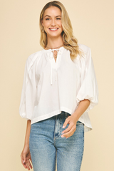 Evelyn Poplin Blouse