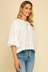 Evelyn Poplin Blouse