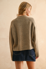 Paris Overized Sweater in Straw