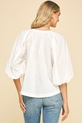 Evelyn Poplin Blouse