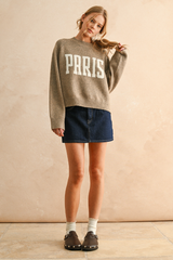 Paris Overized Sweater in Straw