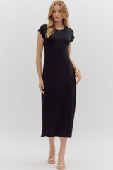 Hallie Cap Sleeve Midi Dress