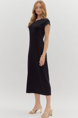 Hallie Cap Sleeve Midi Dress