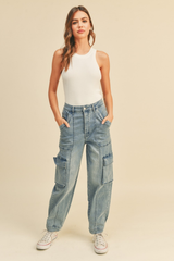 Bella Ribbed Tank Top in White