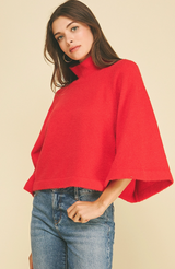 Simone sweater in red
