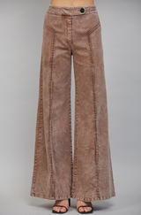 Margo wide leg pant in brown