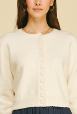 Clara cardigan in ivory