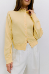 Maren cardigan in yellow