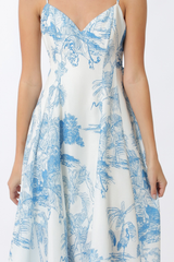 Vivian dress in blue