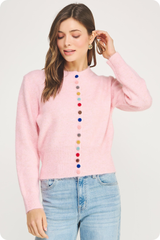 Candy cardigan in pink