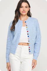 Candy cardigan in blue