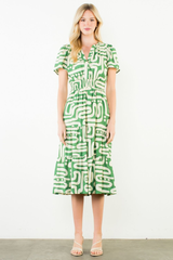Rhonda dress in green