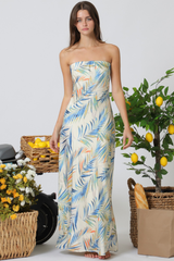 Felicity maxi dress in blue