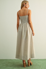 Lily dress in tan