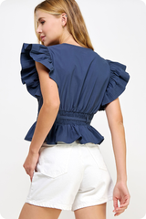 Cameron top in navy