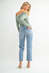 Rachel 90's straight cut Jean