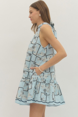 Veronica mini in blue