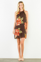 Ida mini dress in brown