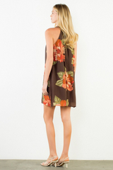 Ida mini dress in brown