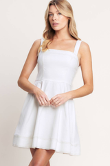 Lesley mini in white