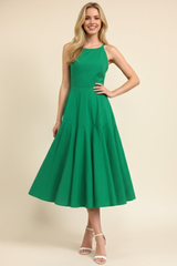 Skylar midi dress in green