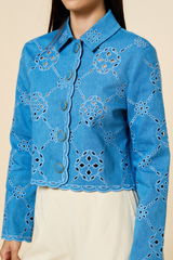 Masie jacket in blue