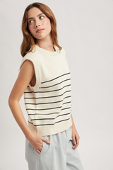 Evie stripe top
