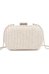 Alix clutch in ivory