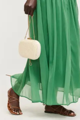 Alix clutch in ivory
