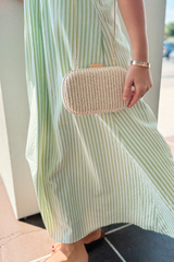 Alix clutch in ivory