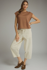 Loretta top in mocha