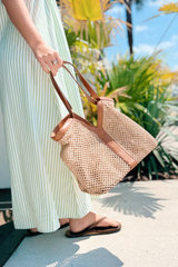Naida tote in natural