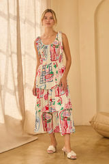 Summer printed dress