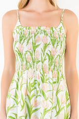 May floral midi