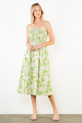 May floral midi
