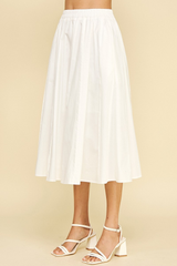Courtney skirt in white