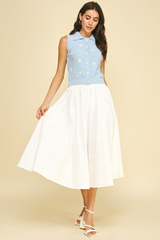 Courtney skirt in white