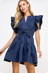 Maisy mini dress in navy