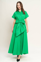 Christy maxi dress in green