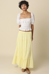 Sophia skirt in yellow