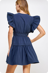Maisy mini dress in navy