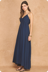 Lauren maxi dress in navy