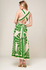 Alice maxi dress in green